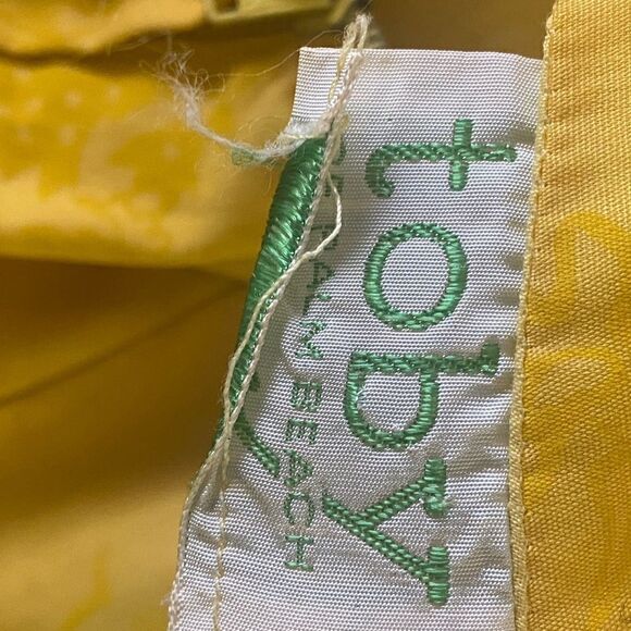 Toby Vintage Yellow Sleeveless dress with pleated bottom and Side bow. - Picture 7 of 7